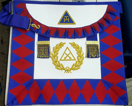 Royal Arch Supreme Grand Chapter Apron (Spanish) - Click Image to Close